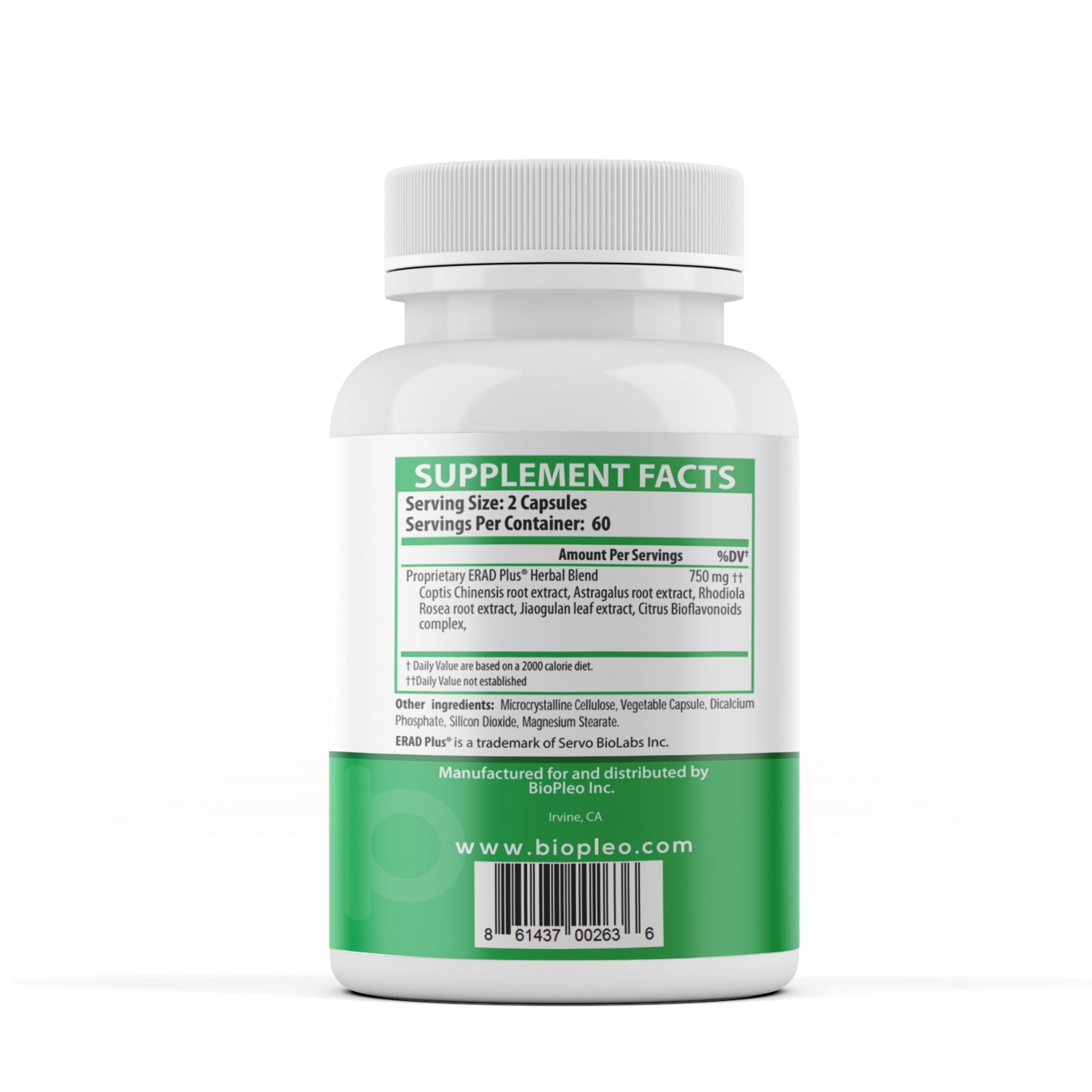 ERAD Plus® Pre-D 120 Veg Capsules- Enriched Formula